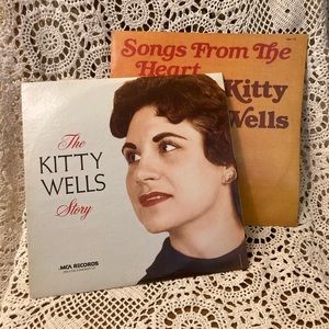 Kitty Wells - Vintage Vinyl Music Records - 2 Recordings